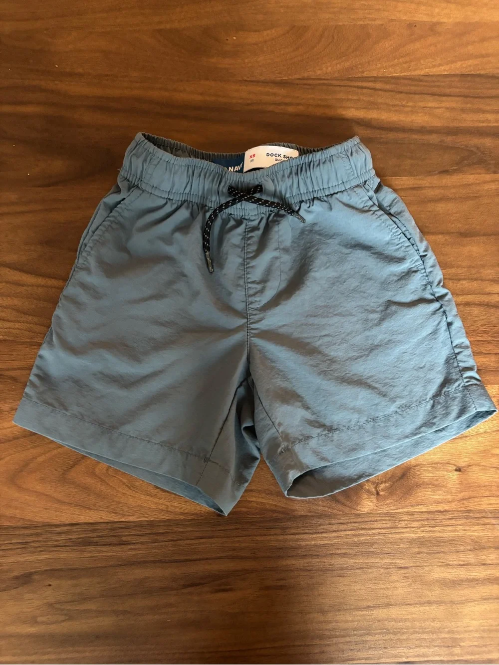 Old Navy Slate Blue Kids Swim/Play Shorts with Drawstring
